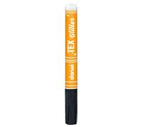 DARWI - DA0140013100C - Un Marqueur Pour Tissus Clairs et Foncés finition Pailletée - Pointe 2 MM - Coloris Noir - 6 ML - DARWI TEXTILE GLITTER - Peinture Pour Tissus - Loisirs Créatifs