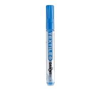 DARWI - DA0160013236C - Un Marqueur Pour Tissus Clairs et Foncés finition Opaque - Pointe 2 MM - Coloris Bleu foncé - 6 ML - DARWI TEXTILE OPAK - Peinture Pour Tissus - Loisirs Créatifs