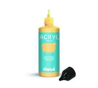 DARWI - DA0210080751C - Un flacon de Peinture Acrylique Nacrée - Coloris Jaune Or - 80 ML - DARWI ACRYLIC