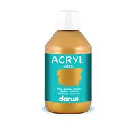 DARWI - DA0230250050C - Un flacon de Peinture Acrylique Métallique - Coloris Or - 250 ML - DARWI ACRYLIC