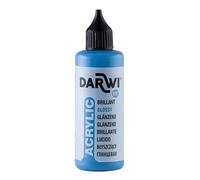 DARWI DA0350080215C Flacon Peinture Acrylique Brillante Coloris Bleu 80ML