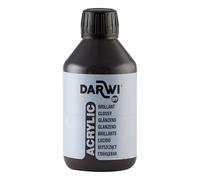 DARWI - DA0350250805C - Un flacon de Peinture Acrylique Brillante - Coloris Brun fonce - 250 ML