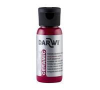 DARWI DA0380050420C Flacon Peinture Brillante Céramique Coloris Carmin 50ML