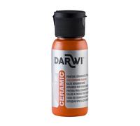 DARWI DA0380050752C Flacon Peinture Brillante Céramique Coloris Orange 50ML