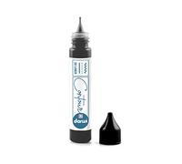 DARWI - DA0690030100C - Un Contour - Flacon Applicateur de Peinture sur Verre - Contours en Relief avec Embout Applicateur - Coloris Noir - 30 ML - DARWI GLASS