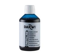 DARWI - DA2300250214C - Un flacon d'Encre à Dessiner transparente et lumineuse - Pour Enfants - Coloris Bleu clair - 250 ML - DARWI CRISTALINE - Aquarellable après séchage