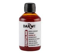 DARWI - DA2300250835C - Un flacon d'Encre à Dessiner transparente et lumineuse - Pour Enfants - Coloris Sépia - 250 ML - DARWI CRISTALINE - Aquarellable après séchage