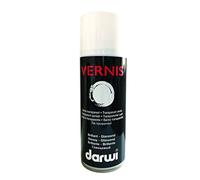 DARWI - DA3000400003C - Une Bombe Aérosol de Vernis Protecteur Brillant - Auxiliaire pour Peintures - 400 ML - Finition Céramique après 3 couches - DARWI VERNIS BRILLANT