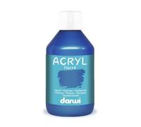 Darwi Flacon de 250 ml de Peinture Acrylique Universelle Nacrée - Bleu nacré