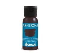 DARWI Flacon de 50 ml de Peinture sur Céramique à Froid - Marron foncé