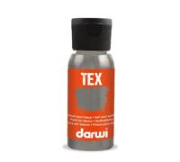 DARWI Flacon de 50 ml de Peinture Textile Opaque - Zinc