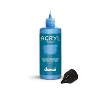 Darwi Flacon de 80 ml de Peinture Acrylique Universelle Brillante - Bleu