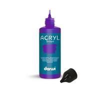 Darwi Flacon de 80 ml de Peinture Acrylique Universelle Brillante - Violet