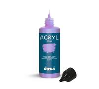 Darwi Flacon de 80 ml de Peinture Acrylique Universelle Opaque - Lilas
