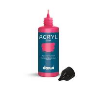 Darwi Flacon de 80 ml de Peinture Acrylique Universelle Opaque - Magenta