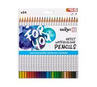 Darwi For You DF2200024K01C Boîte de 24 crayons de couleur aquarellables