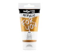 Darwi For You DF5150075050C - Acrylique 75 ml Semi-opaque - 050 Métallique - Or Pigment iridescent