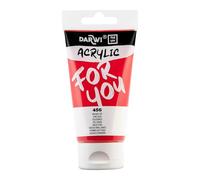 Darwi For You DF5150075456C - Acrylique 75 ml Semi-transparent - 456 Rouge vif PR 112