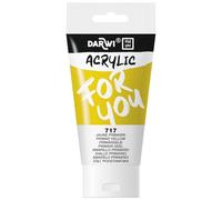 Darwi For You DF5150075717C - Acrylique 75 ml Semi-transparent - 717 Jaune primaire PY74