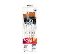 Darwi For You set de 5 pinceaux larges - Blanc