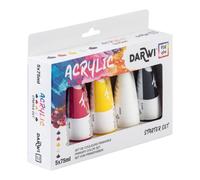 Darwi For You set de peinture acrylique - 5x75 ml - Assortiment