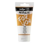 Darwi For You tube de peinture acrylique 75 ml - Ocre jaune