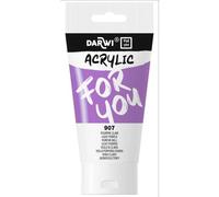 Darwi For You tube de peinture acrylique 75 ml - Pourpre clair