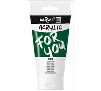 Darwi For You tube de peinture acrylique 75 ml - Terre verte