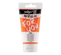 Darwi For You tube de peinture acrylique 75 ml - Vermillon pyrrolo