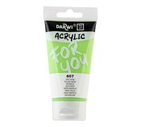 Darwi For You tube de peinture acrylique 75 ml - Vert Jaune