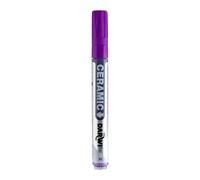 DARWI Marqueur Peinture sur Céramique à Froid Pointe Conique Fine 2mm - Violet