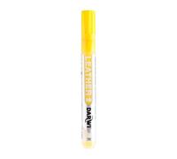 DARWI Marqueur Peinture sur Cuir Pointe Conique Fine 2mm - jaune soleil