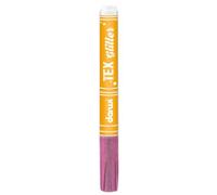 DARWI Marqueur Peinture Textile Pailletée Pointe Conique Fine 2mm - Rose