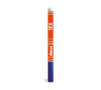 DARWI Marqueur Peinture Textile Pointe Conique Fine 1mm - Bleu foncé