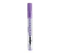DARWI Marqueur pour Peinture Textile Pailletée Pointe Conique Fine 2mm - Lilas