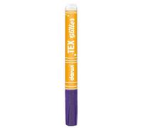 DARWI Marqueur pour Peinture Textile Pailletée Pointe Conique Fine 2mm - Violet