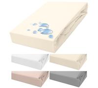 Darymex Protège Matelas 60x120 cm, Imperméable, Tencel, Lit Bébé, Crème | Housse de matelas respirante, oxyde de zinc, antibactérien, imperméable silencieux, protection matelas bébé et enfant
