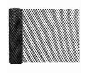 Dasertoe Clôture en plastique réutilisable pour poule - hexagonale - Pour projet de bricolage - Noir