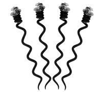 DASHUMIL Tire-Bouchon De Remplacement Vis Sans Fin En Spirale 4 Pièces Tire-Bouchon Ouvre-Bouteille De Vin Manuel Pour Serveur Embout En Spirale En Métal Remplacement Pour La Réparation