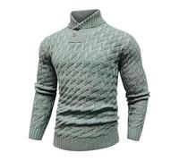Dasongff Pull Homme Hiver Chaud Basique Pullover d'hiver Épais Tricoté sous Pull Col Roulé pour Homme Slim Fit Thermique Chemise d'hiver Chaude Basique pour Le Travail, Les Loisirs et Le Quotidien
