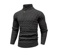 Dasongff Pull Homme Hiver Chaud Basique Pullover d'hiver Épais Tricoté sous Pull Col Roulé pour Homme Slim Fit Thermique Chemise d'hiver Chaude Basique pour Le Travail, Les Loisirs et Le Quotidien