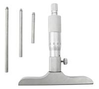Dasqua 4611-8115 Micromètre de profondeur avec mesure de contrôle 0 - 75 mm DIN 863