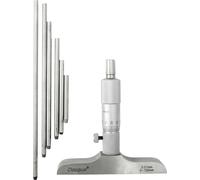 Dasqua 4611-8125 Micromètre de profondeur avec mesure de contrôle 0 - 150 mm DIN 863