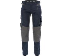 Dassy Arbeitshose mit Stretch et poches genouillères pour femmes Dynax Women PESCO41 Bleu nuit/Anthrazitgris 40