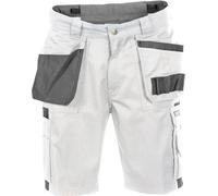 Dassy Bicoloreitsshorts de travail mit poches holster Monza PESCO61 blanc/gris ciment 64
