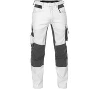 Dassy Pantalon de peintre mit Stretch et poches genouillères Dynax Painters PESCO41 Blanc/Anthrazitgris 44