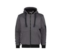 DASSY® Pulse Veste sweat-shirt - taille 3XL - GRIS ANTHRACITE/NOIR