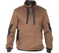 Dassy Sweat-shirt Stellar COPES80 brun argile/anthraciteitgris XL