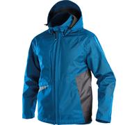 Dassy Veste de travail imperméable et coupe-ventit Hyper PES80 Bleu azur/Anthrazitgris 3XL