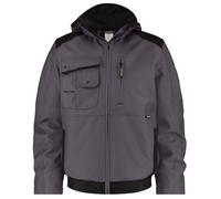 Dassy Veste d'hiver en toile Austin PES90 Anthrazitgris/noir M